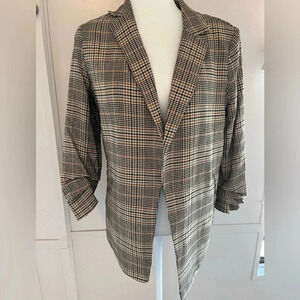 Houndstooth blazer